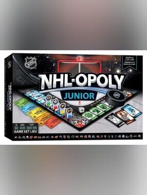 NIB MasterPieces Kids & Family Board Games - NHL League Opoly Junior